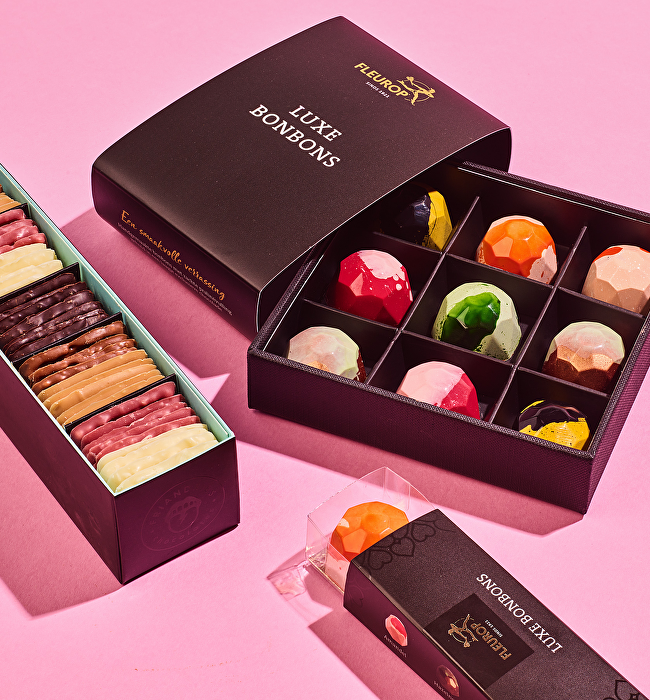 Een Perfecte Harmonie van Bloemen en Chocolade